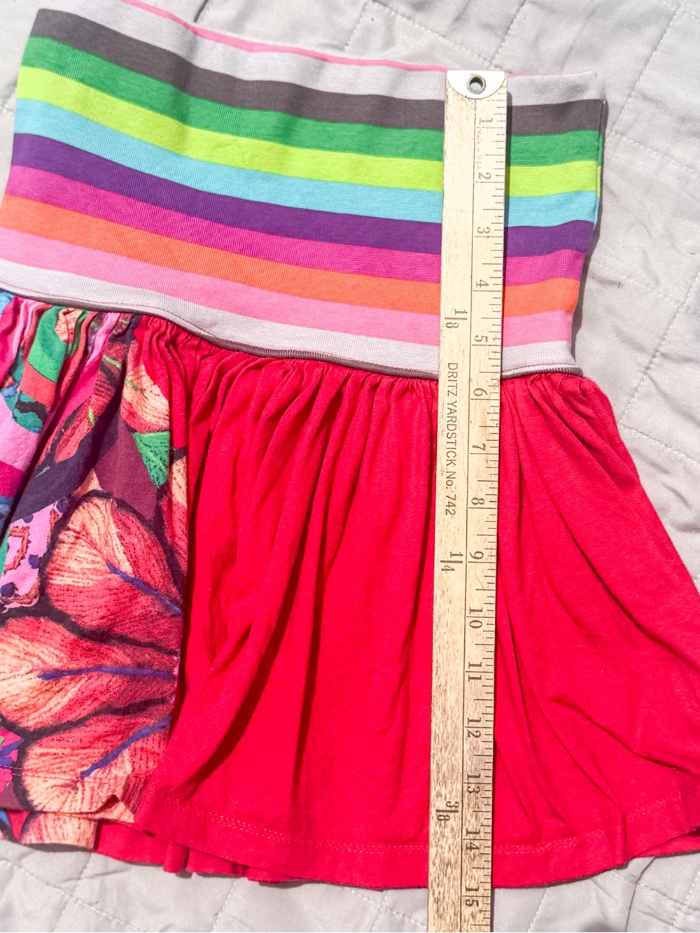 Dejigual 5 6 Girl Artwear Skirt High End Boutique Adjustable Sz Boutique Unique - Picture 7 of 8